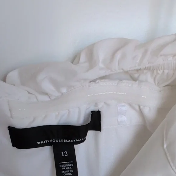 WHBM White Ruffled Corset Blouse - Picture 7 of 10